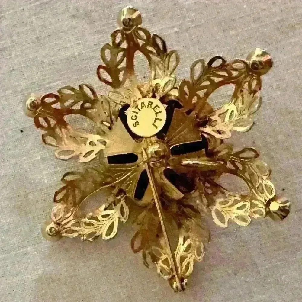 Vintage Scitarelli Brooch — Signed